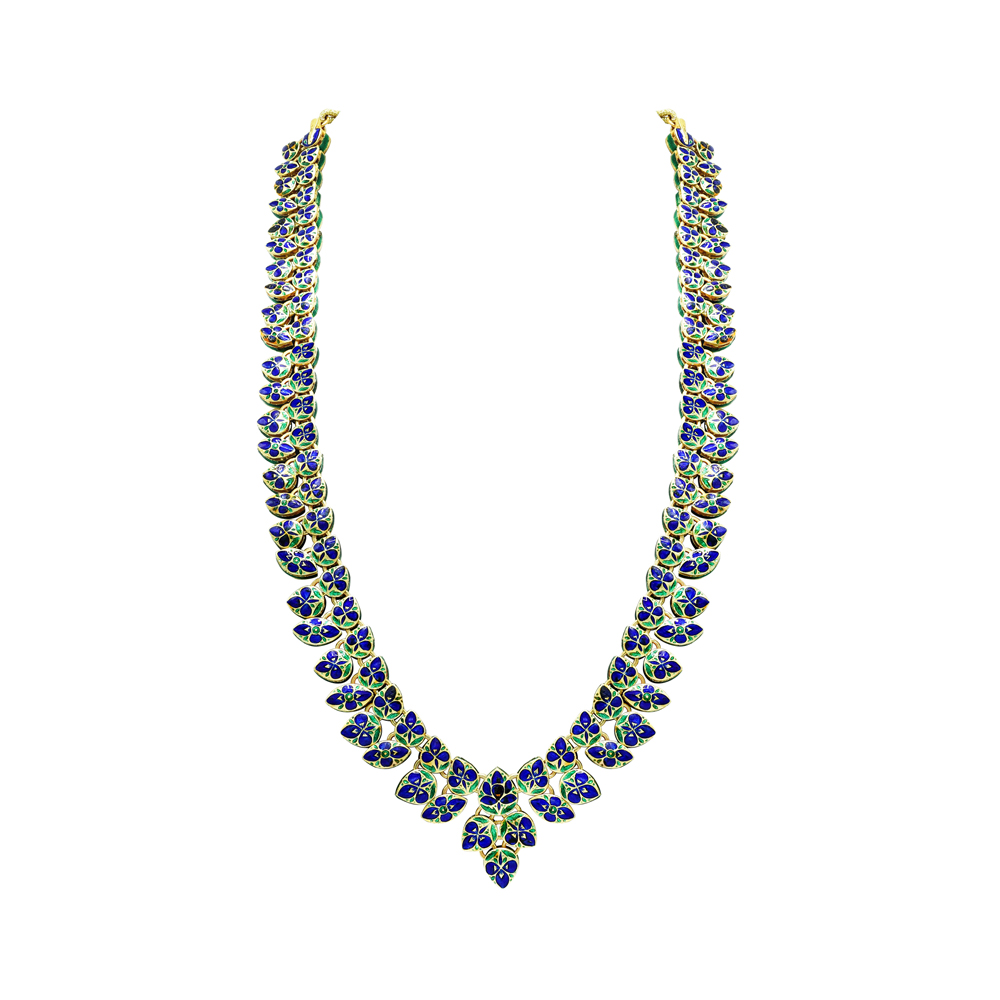 Polki Necklace with Seamless Contoured Design